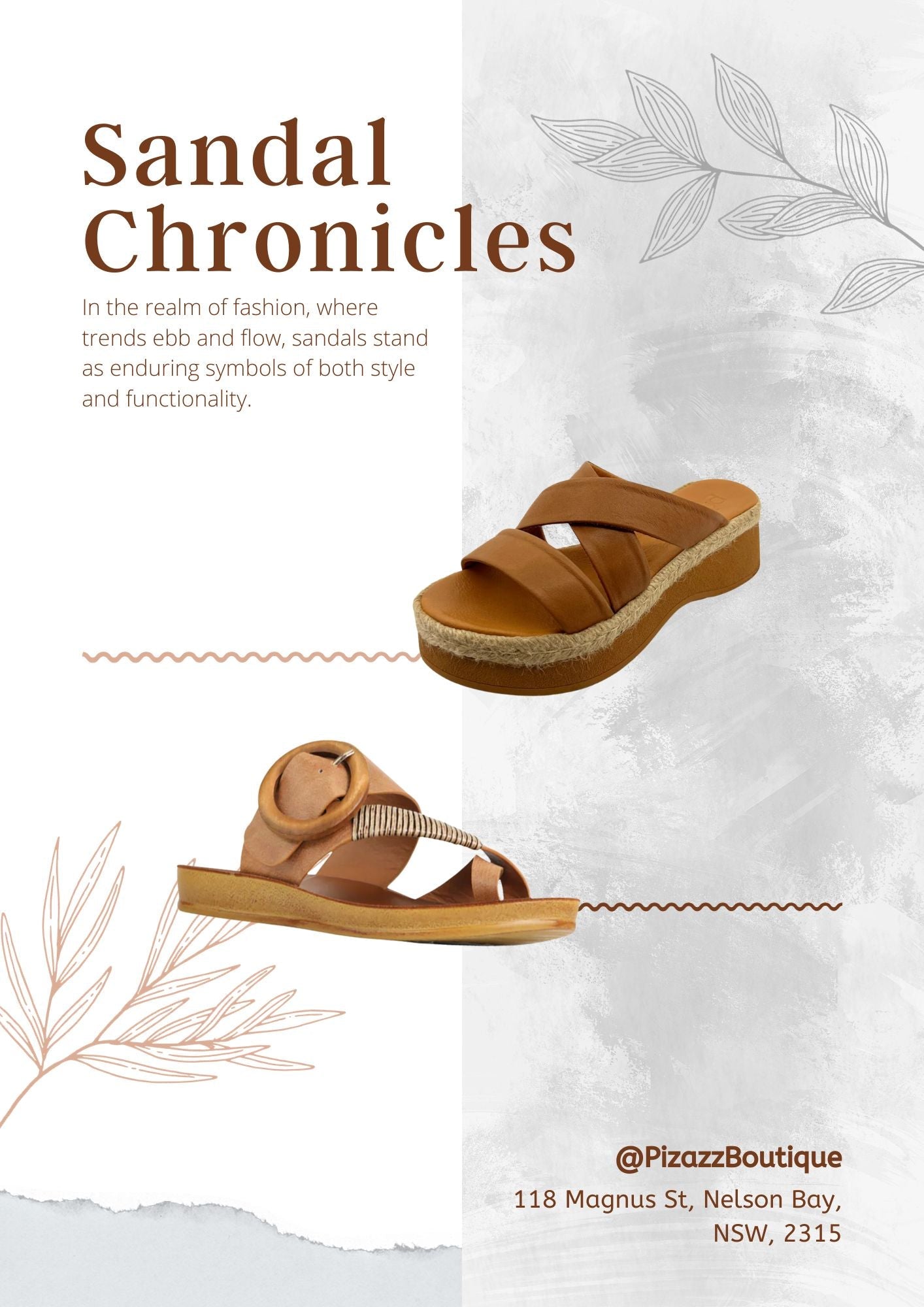 Sandal Chronicles: A Journey Through Time, Style, and Comfort - Pizazz Boutique