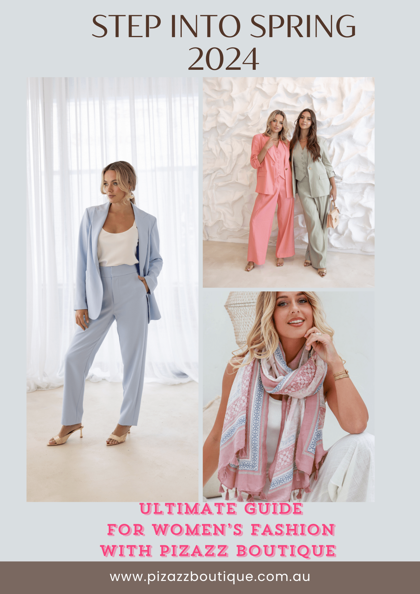 The Ultimate Guide to Women's Spring Fashion 2024 - Pizazz Boutique