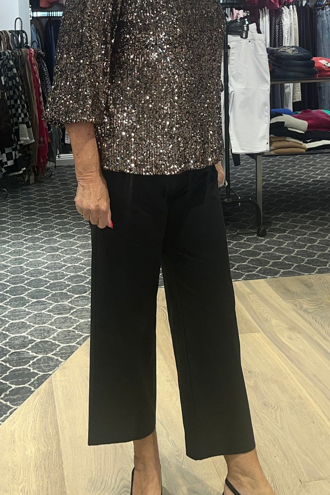 7/8 Pocket Pant - Black - PH15 - Pizazz BoutiquePhilosophy