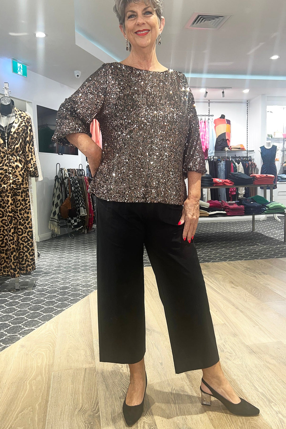 7/8 Pocket Pant - Black - PH15 - Pizazz BoutiquePhilosophy