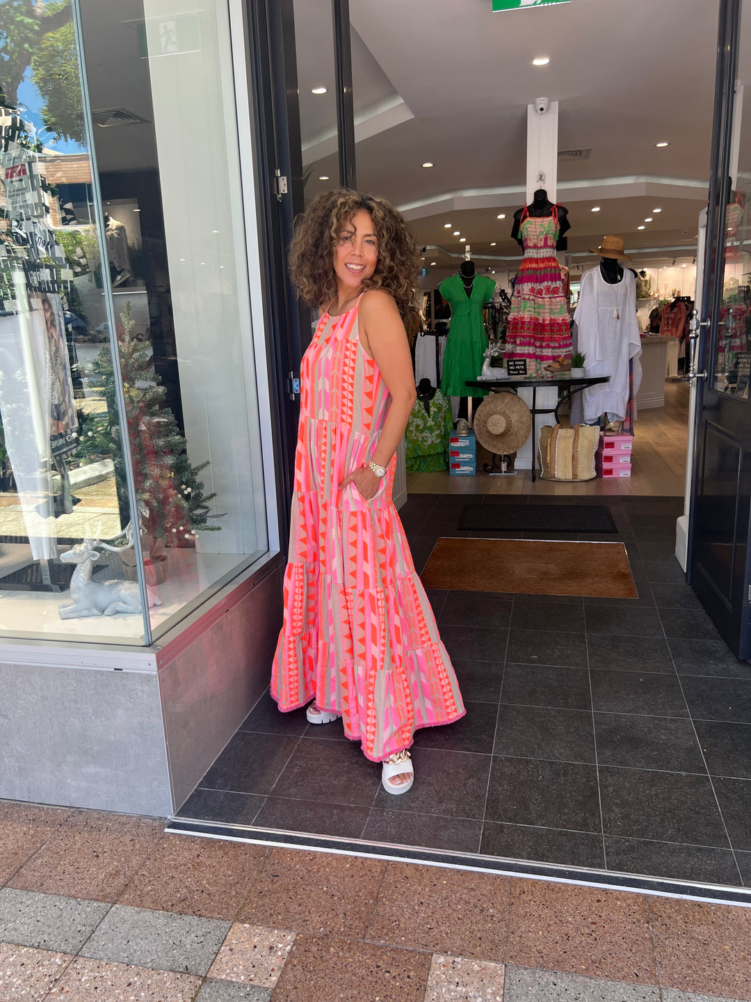 Hermosa Maxi Dress - Pink - RY19