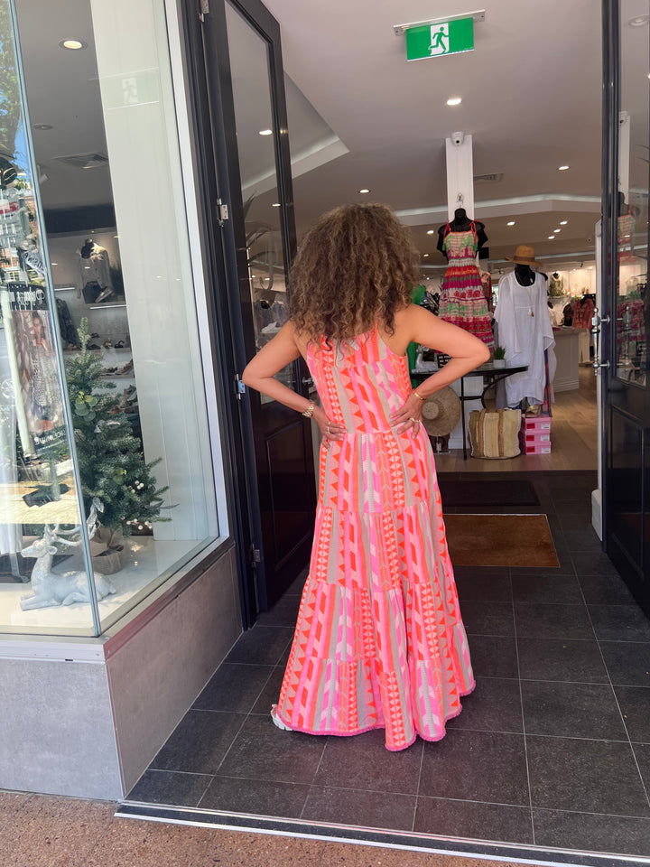 Hermosa Maxi Dress - Pink - RY19