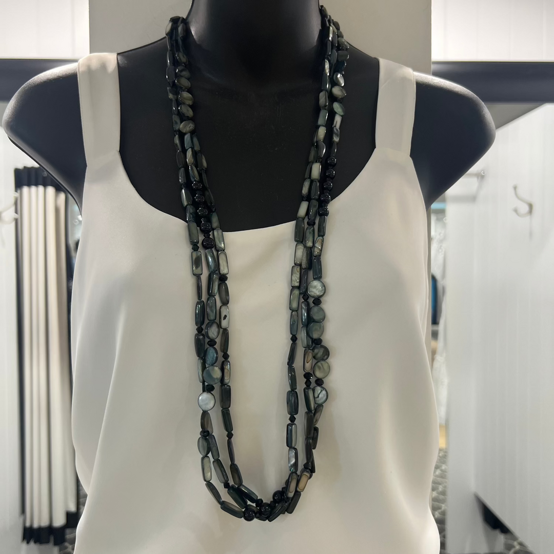 Pewter Layered Necklace