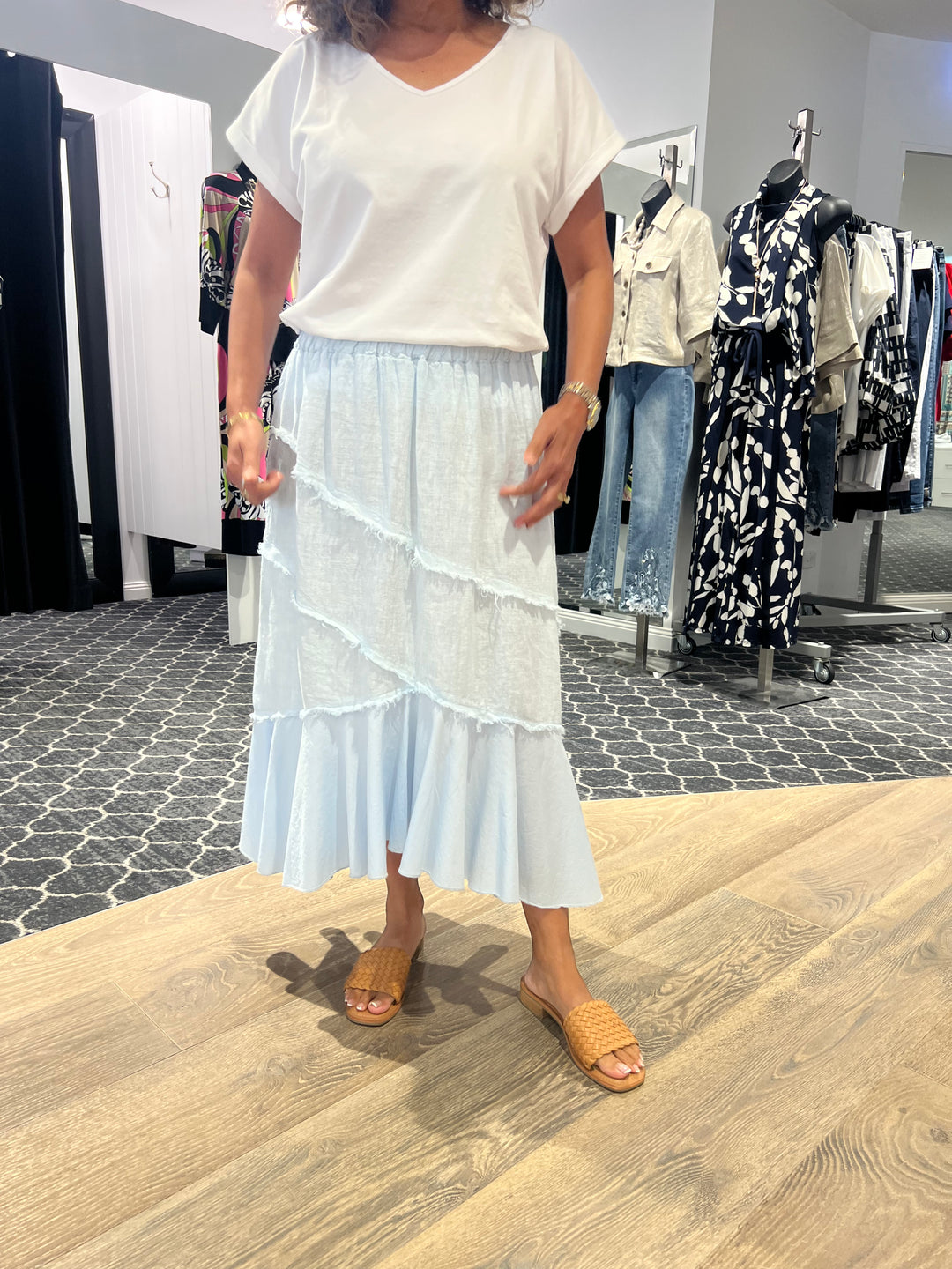 Sadie Skirt - Ice - CV2