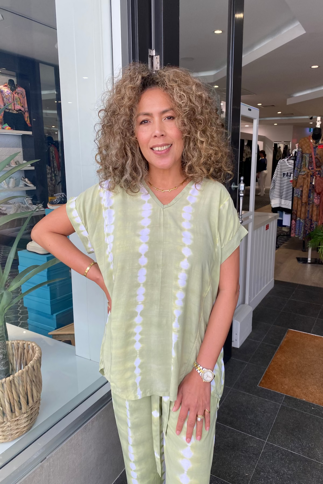 Kavala Tunic - Matcha Ombre - CB6