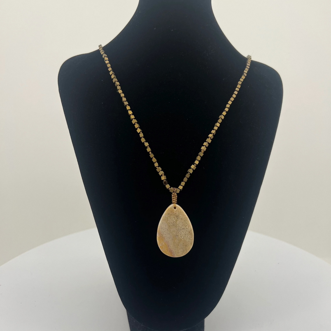 Bronze Square Necklace - CG82