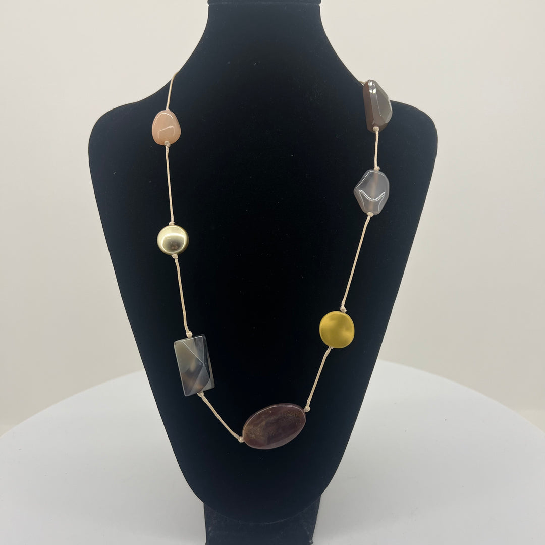 Semi Precious Stone Necklace - CG87