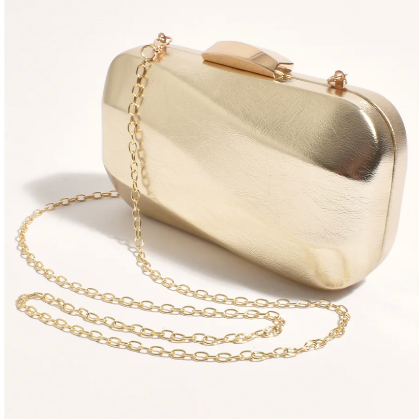 Gold metallic clutch online