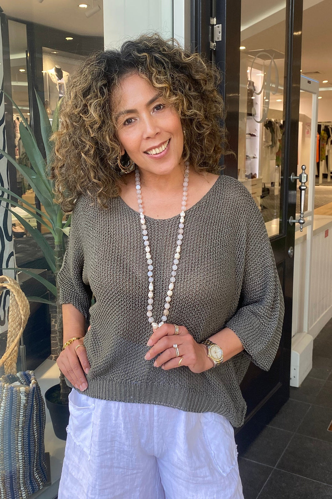 Andi Knit - Grey - CG4 - Pizazz BoutiqueCindy G