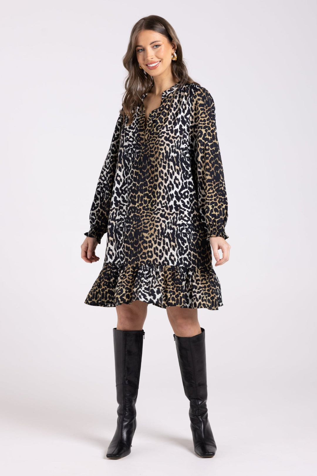 Animal Print Dress - TT31 - Pizazz BoutiqueTwo - T's