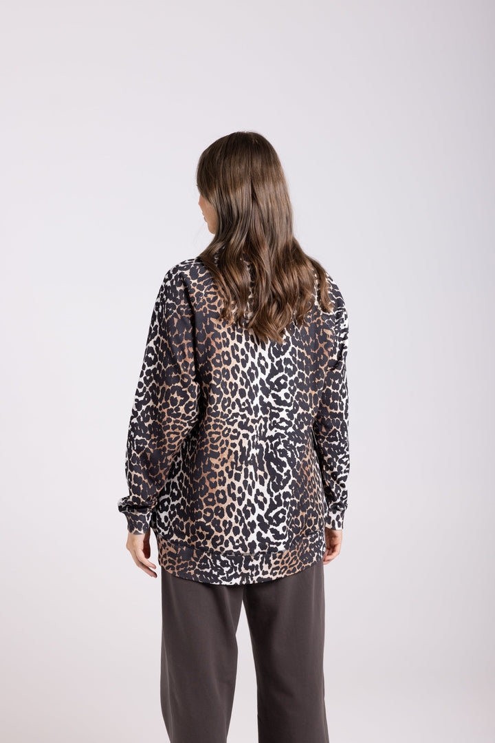 Animal Print Sweat - TT44 - Pizazz BoutiqueTwo - T's