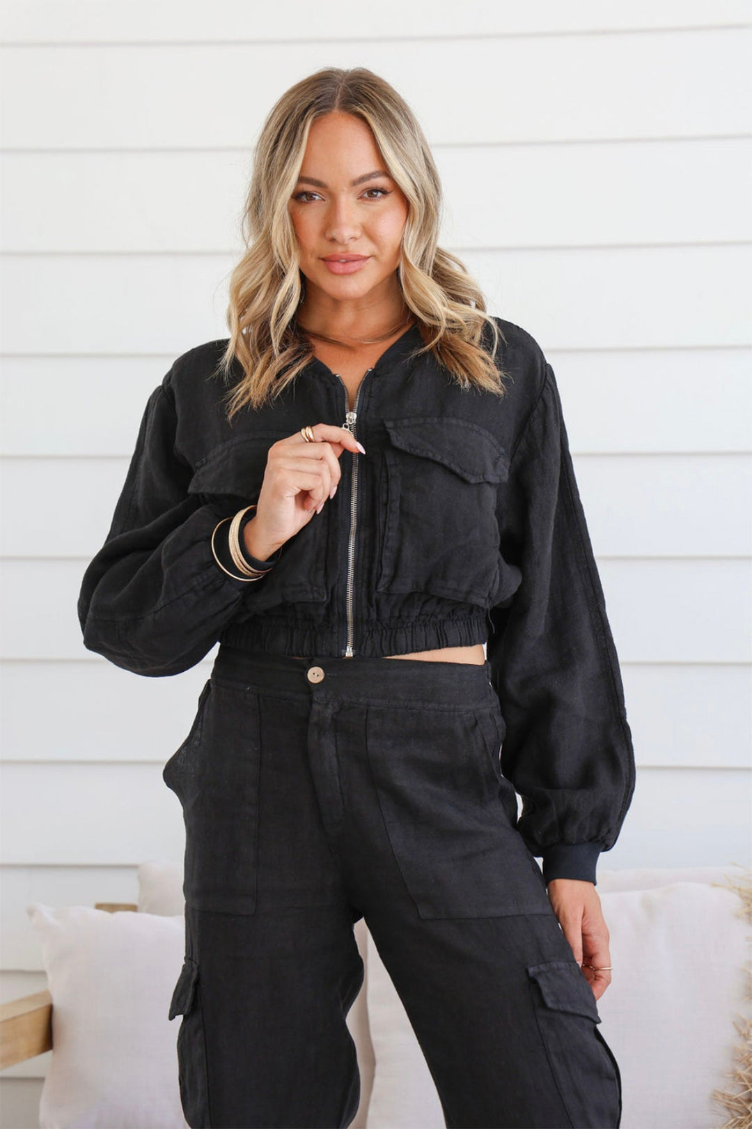 Artistico Jacket - Black - FA16 - Pizazz BoutiqueFree Angel