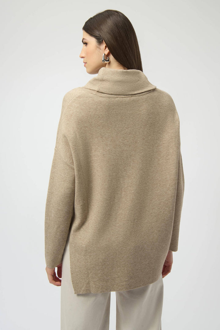Asymmetrical Pullover Sweater - Oatmeal - JR82 - Pizazz BoutiqueJoseph Ribkoff