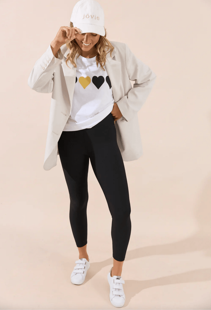 Beau Ribbed Leggings - Black - JL2 - Pizazz BoutiqueJovie The Label