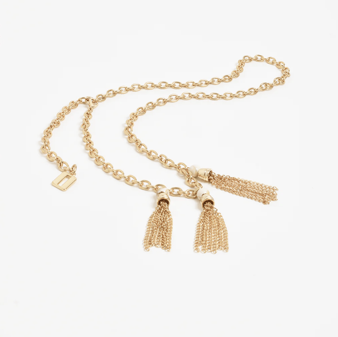 Boho Chain Tassel Belt - AD56 - Pizazz BoutiqueAdorne