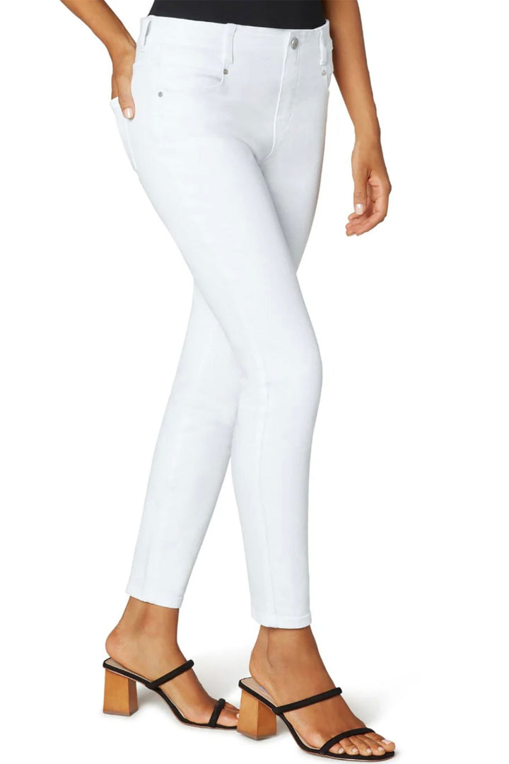 Bright White Gia Glider Ankle Jean - AT8 - Pizazz BoutiqueLiverpool L.A