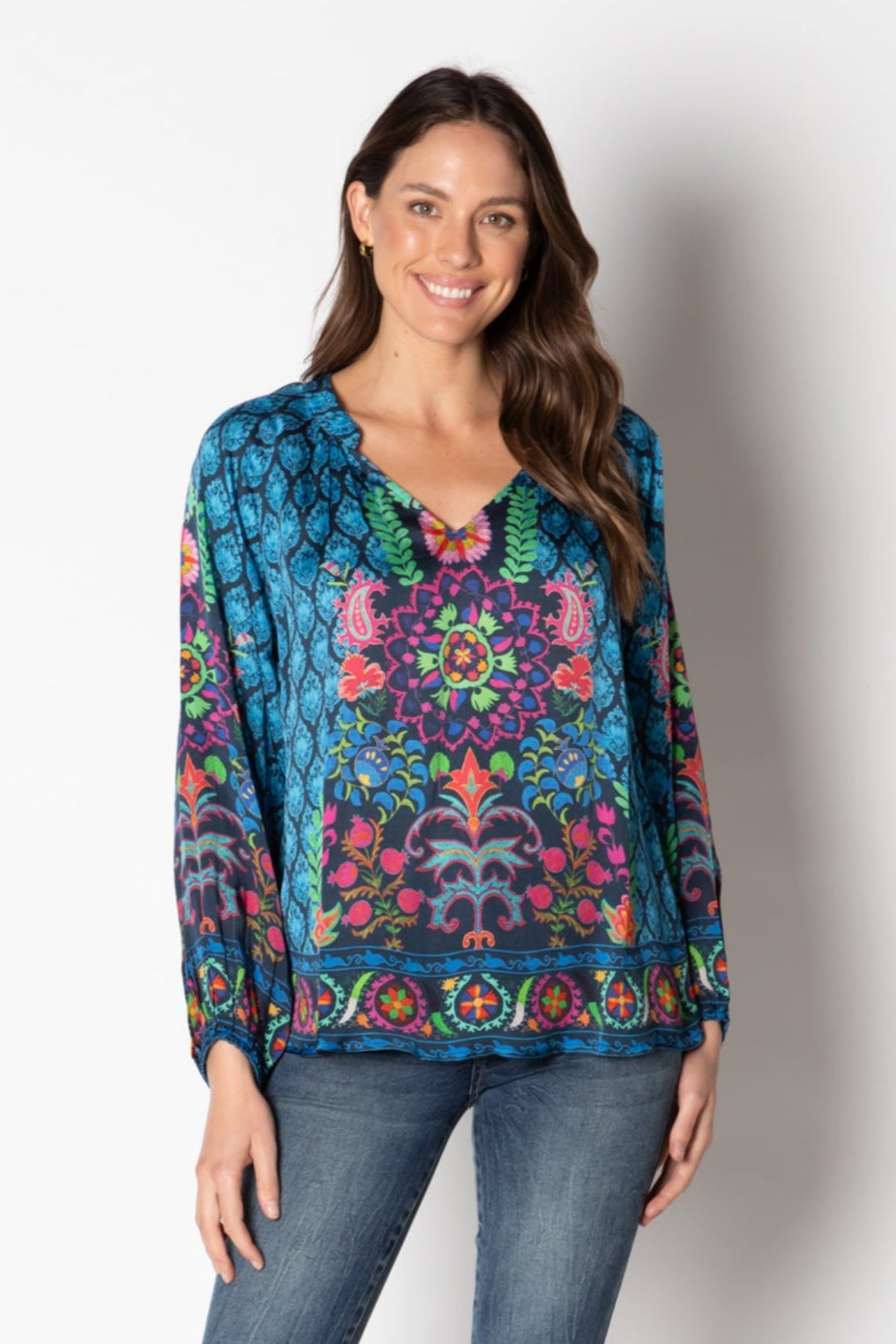 Camilla Shirt - Blue - RY2 - Pizazz BoutiqueRubyyaya