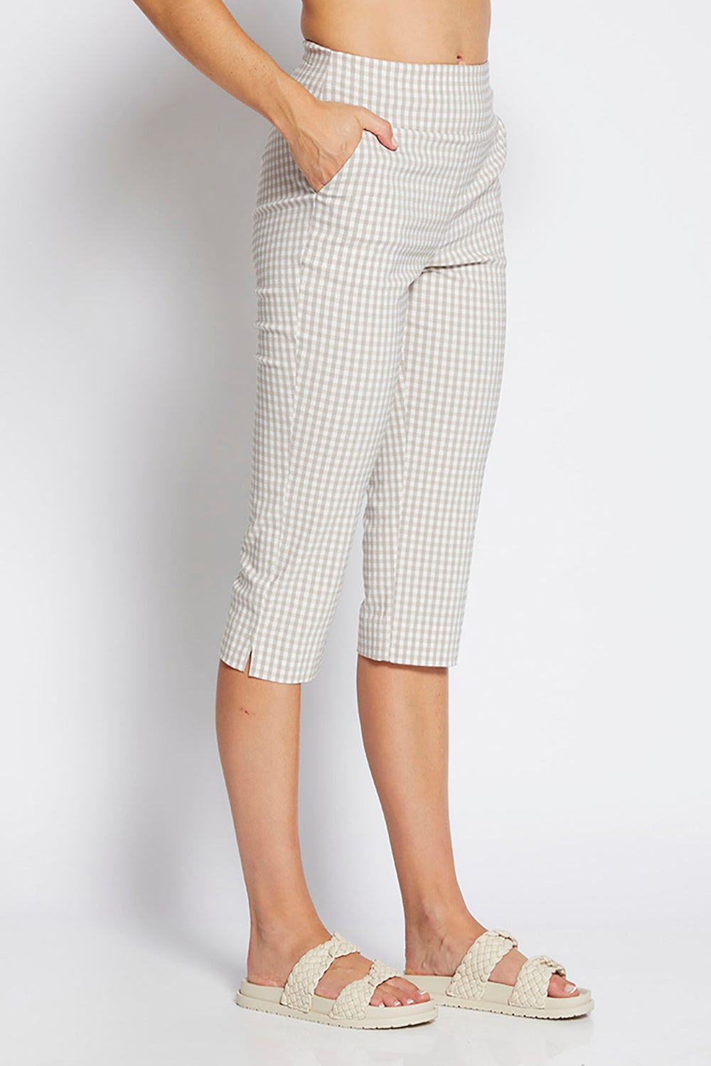 Capri Pocket Pant - Gingham - PH45 - Pizazz BoutiquePhilosophy