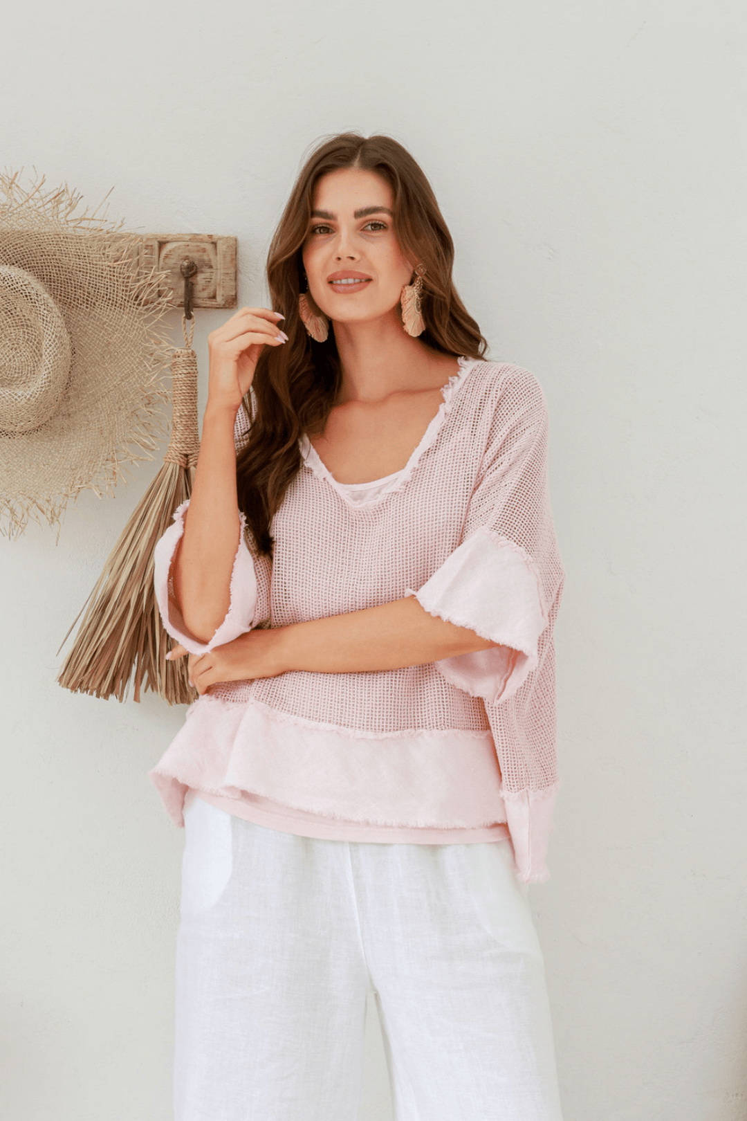 Carina Top - Blush - IC65 - Pizazz BoutiqueThe Italian Cartel