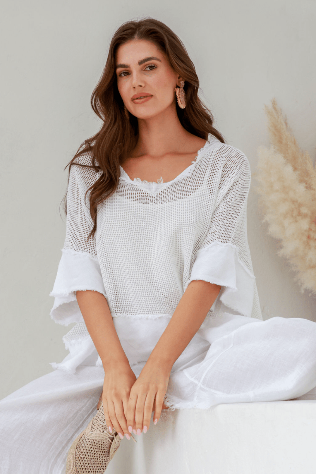Carina Top - White - IC65 - Pizazz BoutiqueThe Italian Cartel