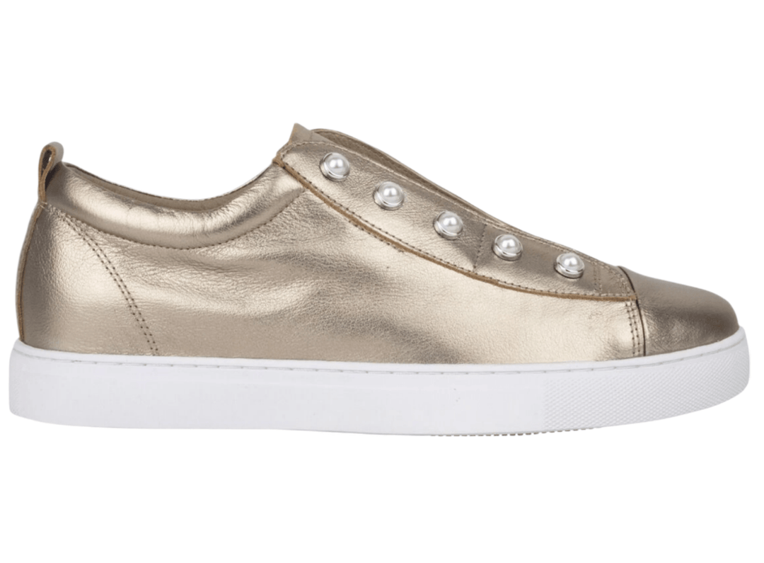 Champagne Pearl Sneaker - HN1 - Pizazz BoutiqueHinako