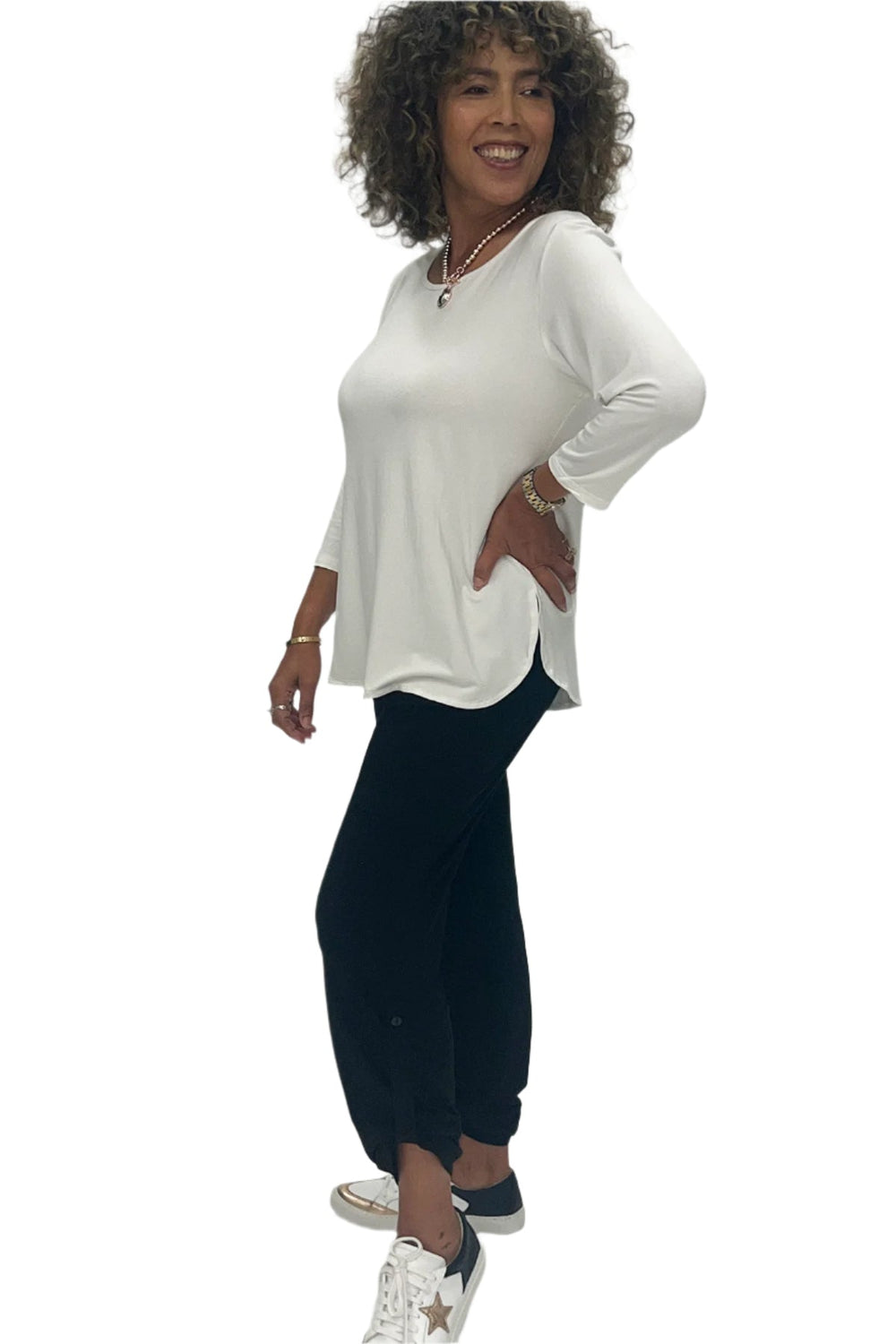 Charlotte Pocket Pant - Black - BO16 - Pizazz BoutiqueBamboo