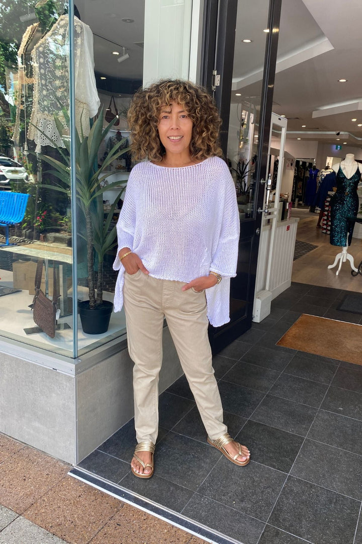 Chicago Jean - Natural - TZ4 - Pizazz BoutiqueThreadz