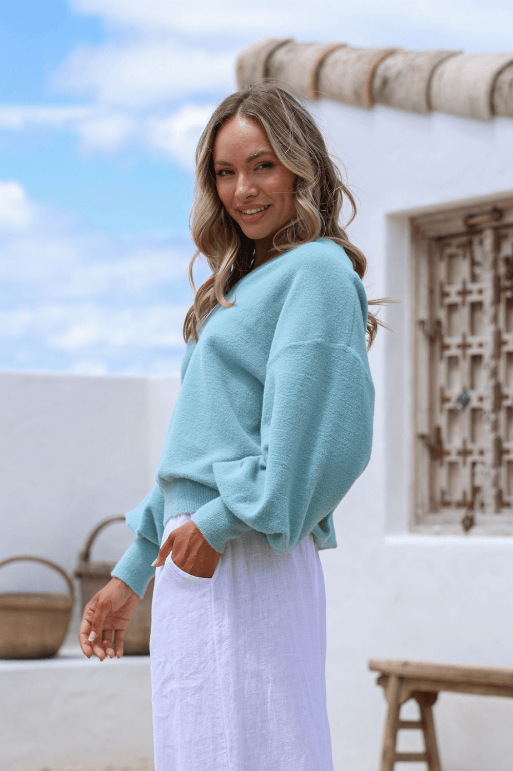 Coco Jumper - Duck Egg - SN16 - Pizazz BoutiqueSilence & Noise