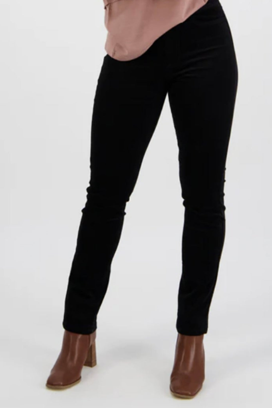 Cord Pull On Pant - Black - VA2 - Pizazz BoutiqueVassalli