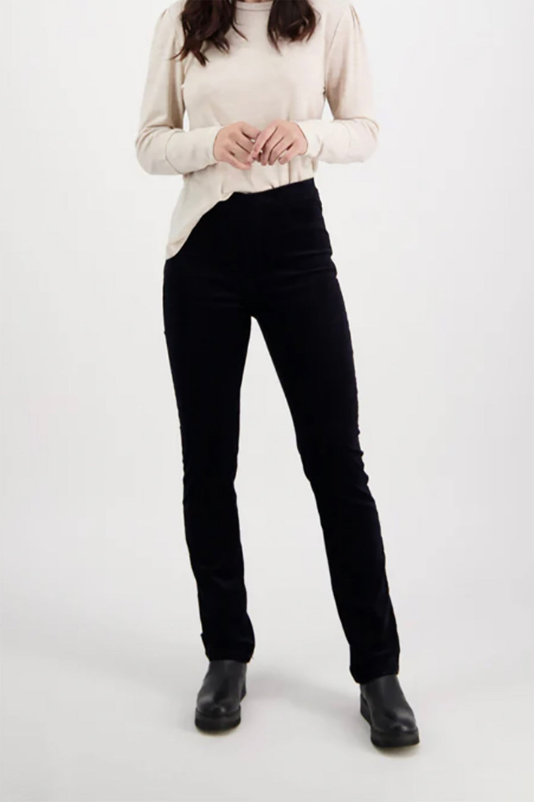 Cord Pull On Pant - Midnight - VA2 - Pizazz BoutiqueVassalli