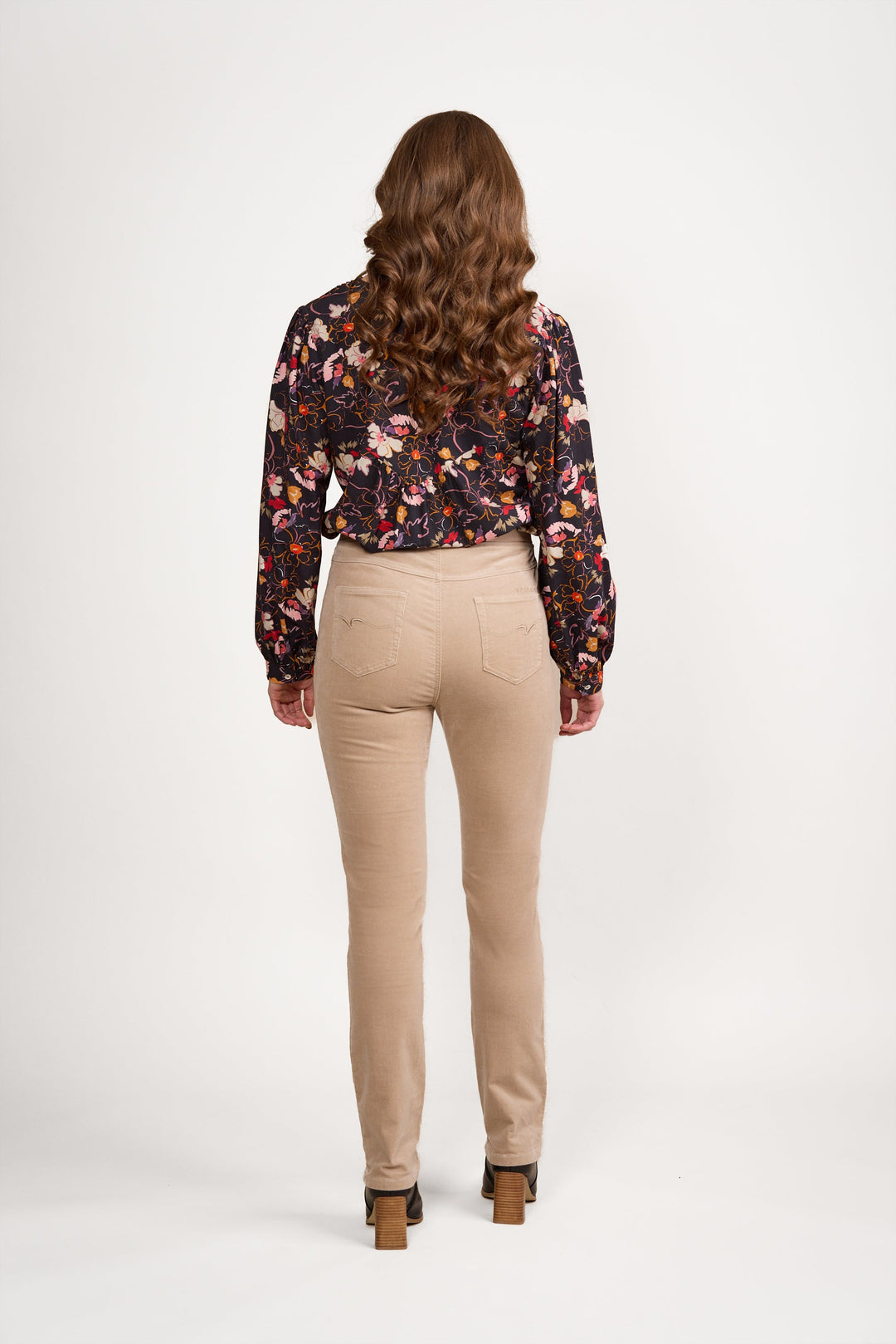 Cord Pull On Pant - Oat - VA2 - Pizazz BoutiqueVassalli