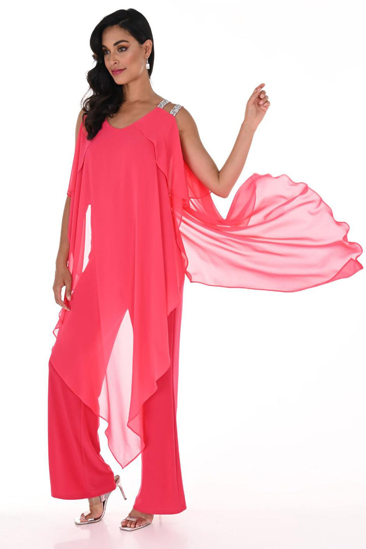 Corlette Jumpsuit - Dahlia - FL272 - Pizazz BoutiqueFrank Lyman