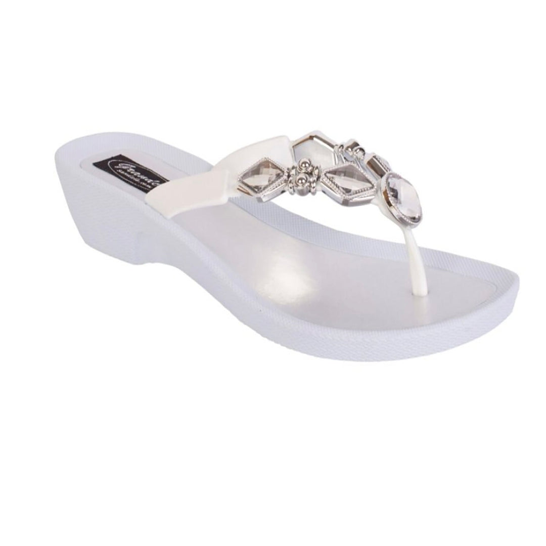 Crystalz Thong - White - GC4 - Pizazz BoutiqueGrandco