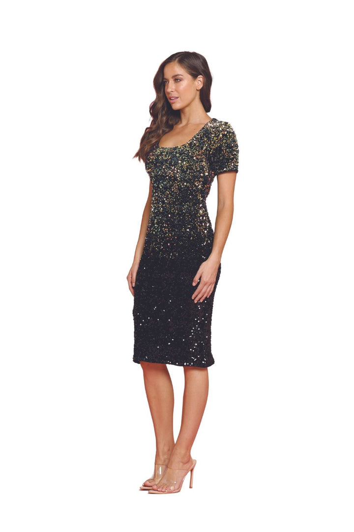Dior Dress - Black Two Tone - ROM74 - Pizazz BoutiqueRomance