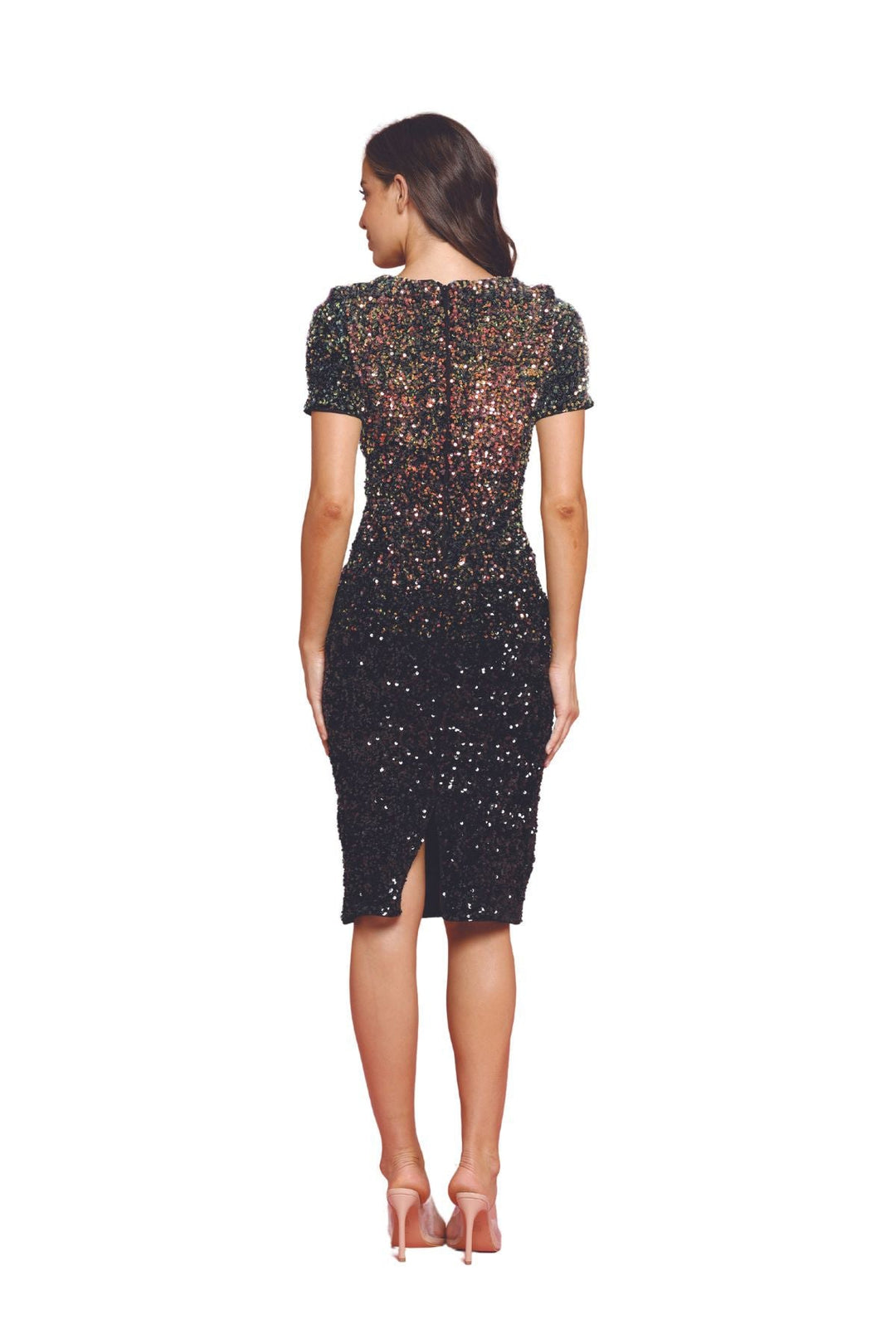 Dior Dress - Black Two Tone - ROM74 - Pizazz BoutiqueRomance