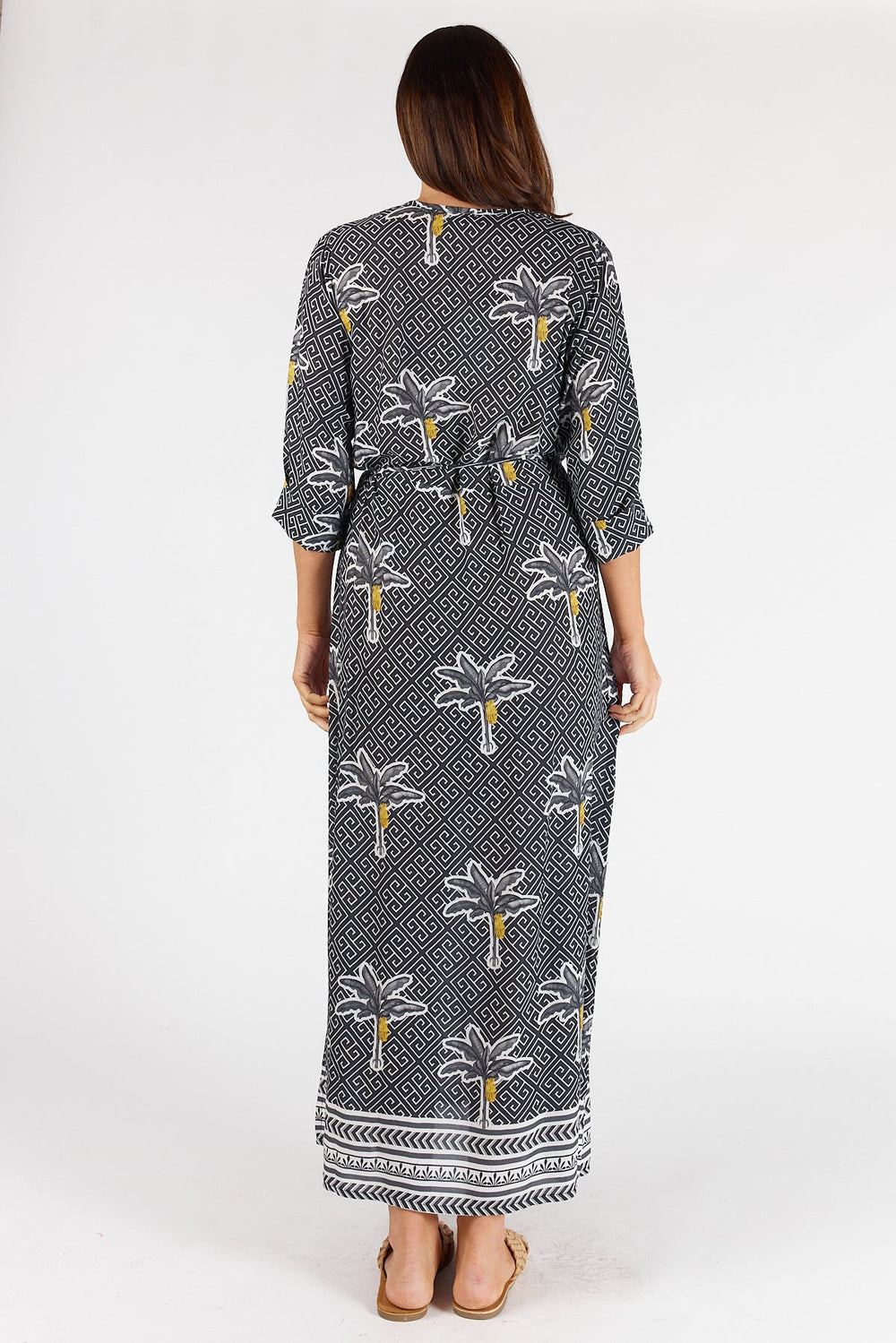 Dominica Kaftan - Ebony - LS9 - Pizazz BoutiqueLula Soul