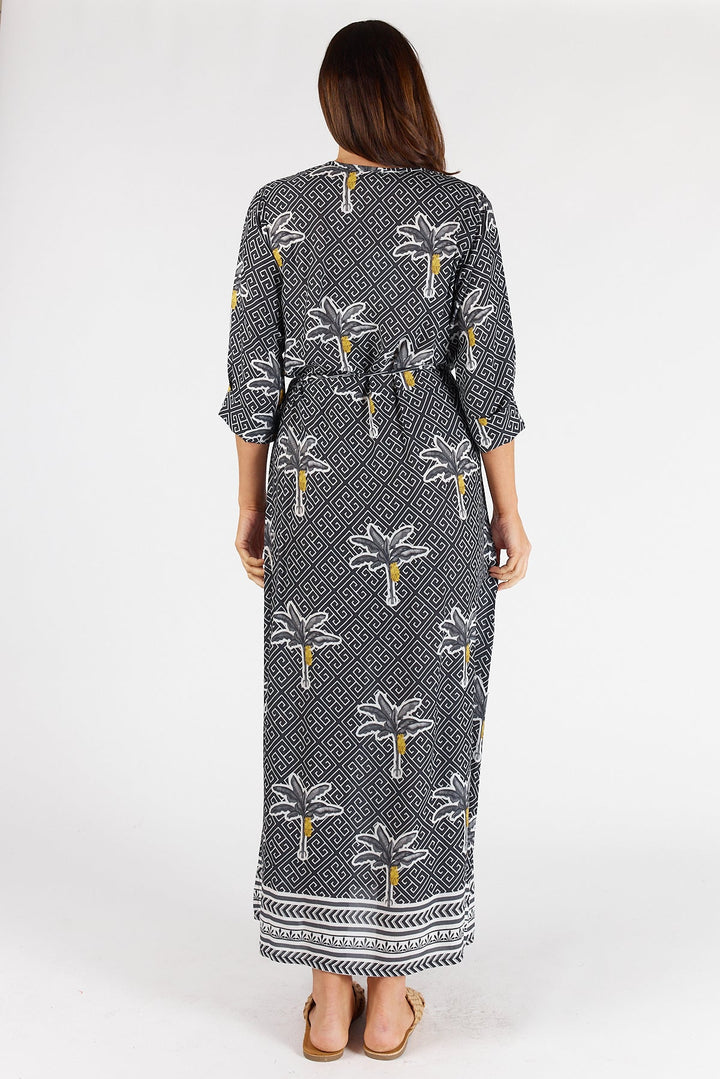 Dominica Kaftan - Ebony - LS9 - Pizazz BoutiqueLula Soul