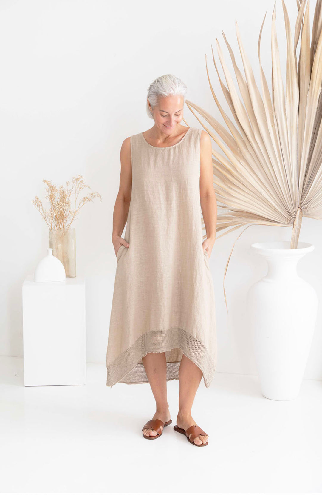 Cortina Dress - Sand - IC50