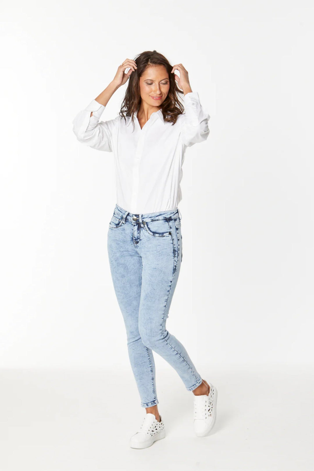 Dublin Hybrid Jeans - Wash - NLJ4 - Pizazz BoutiqueNew London Jeans