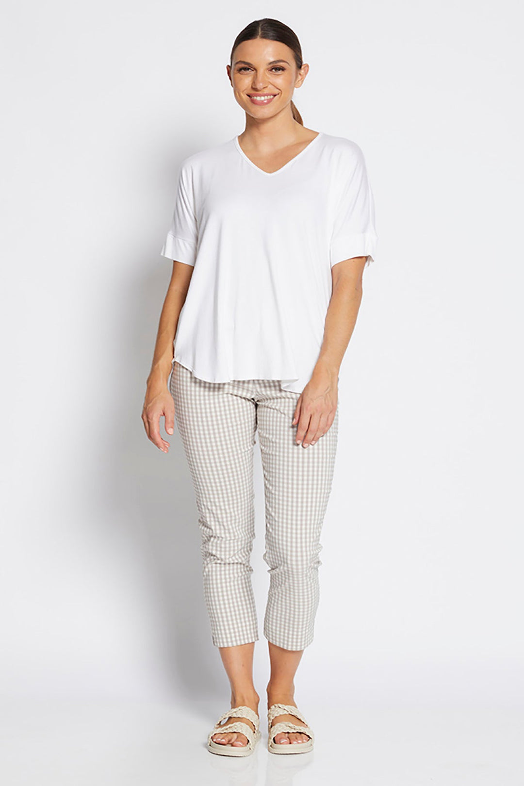 Easy 7/8 Pant - Gingham - PH46 - Pizazz BoutiquePhilosophy