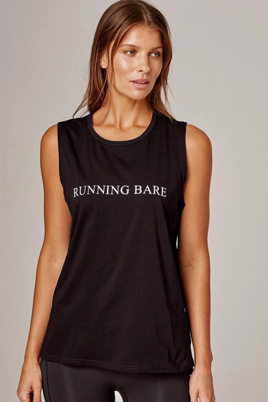 Easy Rider Muscle Tank - Black - RB8 - Pizazz BoutiqueRunning Bare