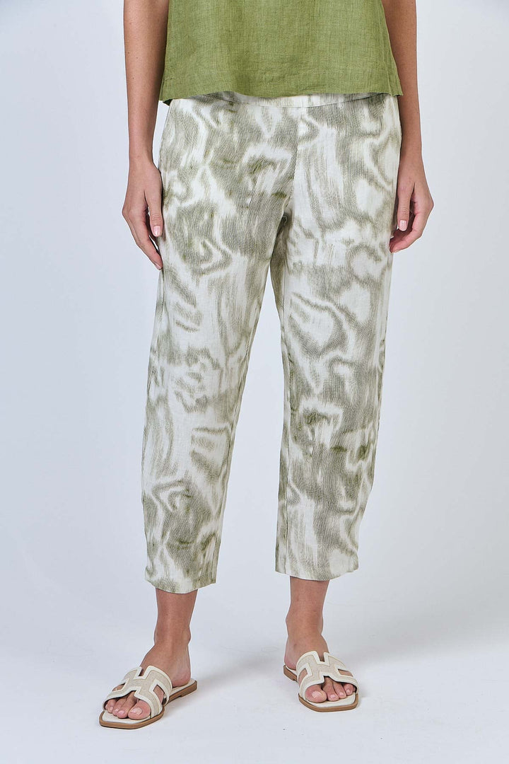 Eliza Linen Pant - Ripple - OJ59 - Pizazz BoutiqueNaturals By O & J