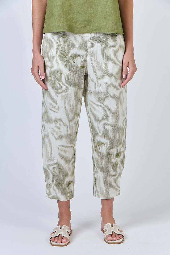 Eliza Linen Pant - Ripple - OJ59 - Pizazz BoutiqueNaturals By O & J