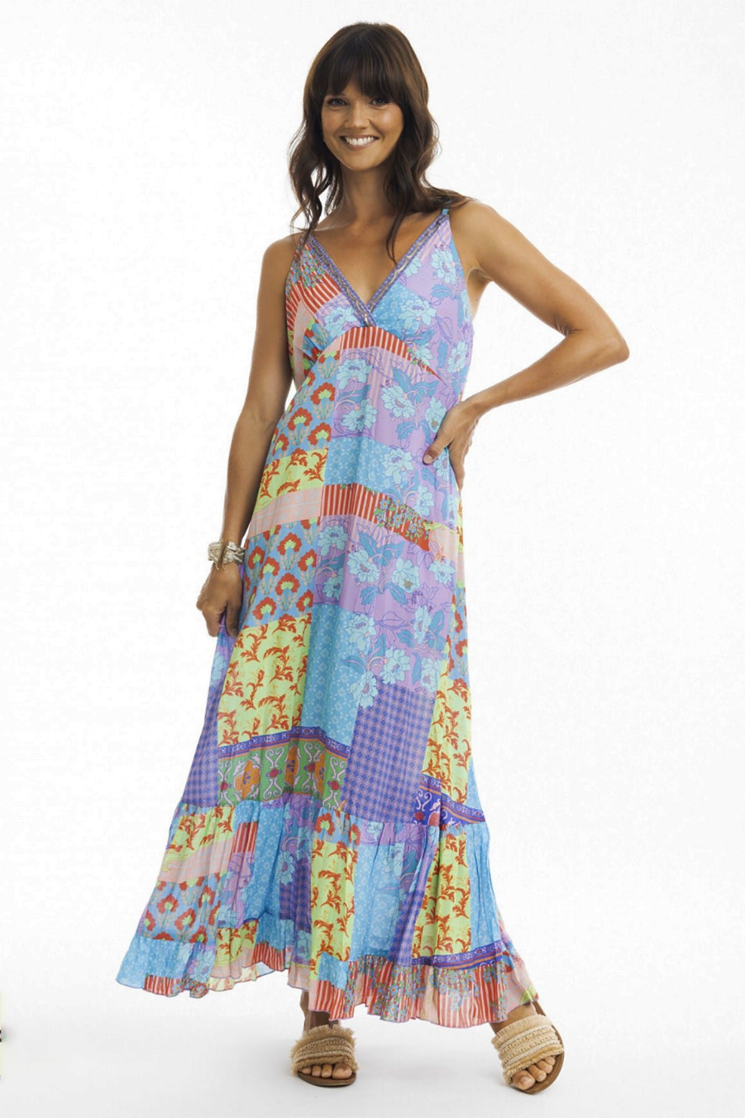 Ella Maxi Dress - Multi - EP4 - Pizazz BoutiqueEscape by OQ