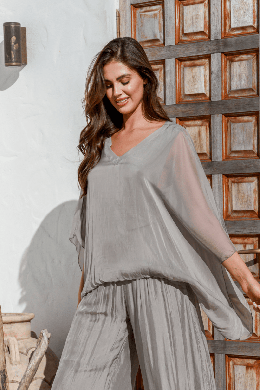 Emiliana Top - Mocha - IC26 - Pizazz BoutiqueThe Italian Cartel