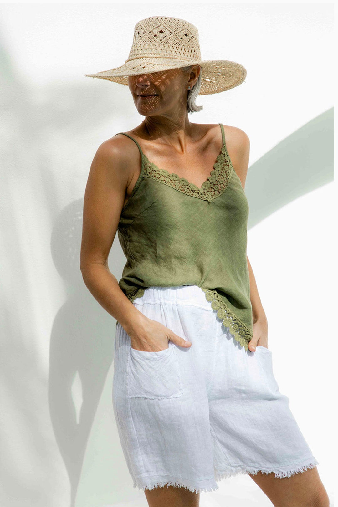 Fermo Short - White - IC38 - Pizazz BoutiqueThe Italian Cartel