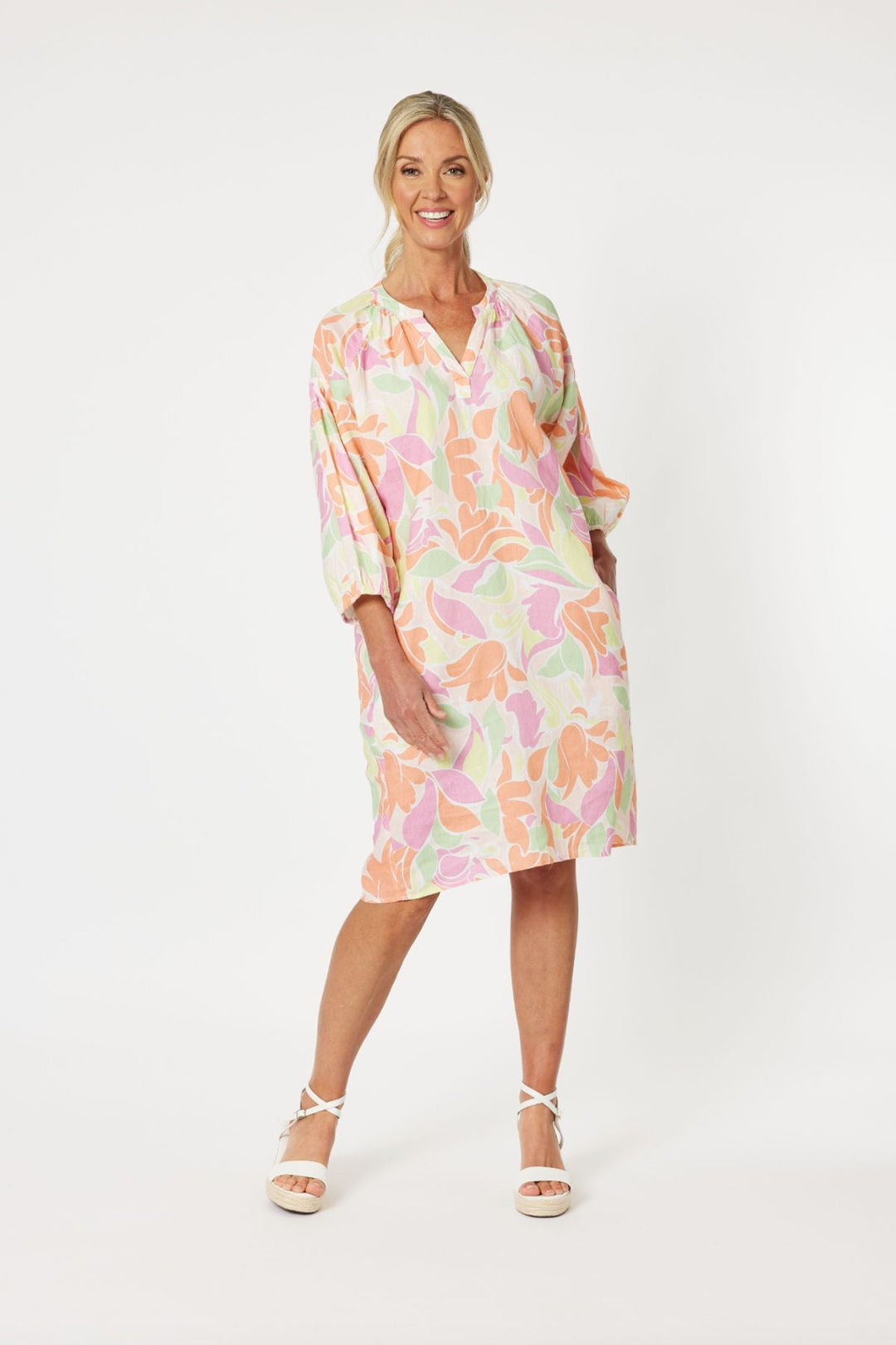 Florida Keys Dress - Multi - GS19 - Pizazz BoutiqueGordon smith