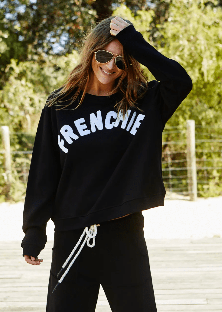 Frenchie Sweat - Black - HC6 - Pizazz BoutiqueHammill + Co