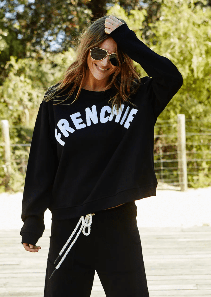 Frenchie Sweat - Black - HC6 - Pizazz BoutiqueHammill + Co