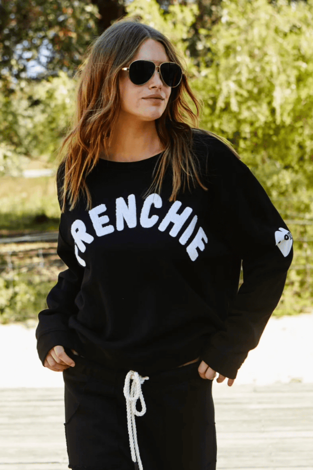 Frenchie Sweat - Black - HC6 - Pizazz BoutiqueHammill + Co